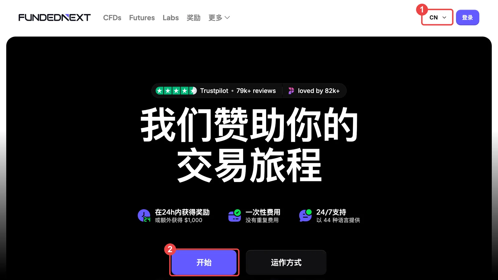 FundedNext 註冊教學截圖